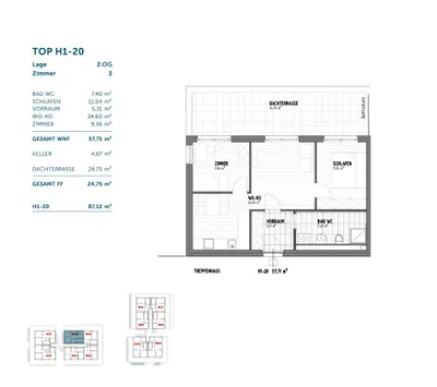 3-Zimmer-Wohnung kaufen in Graz – 57,71 m², € 277.680 – Bild 6 von 8
