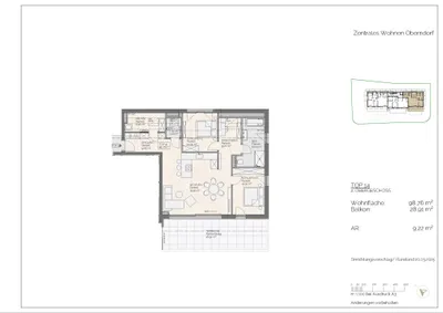 3-Zimmer-Wohnung kaufen in Salzburg-Umgebung – 98,76 m², € 564.000 – Bild 6 von 6