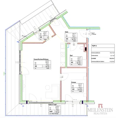 2-Zimmer-Wohnung kaufen in Kufstein – 74,57 m², € 540.185 – Bild 8 von 11