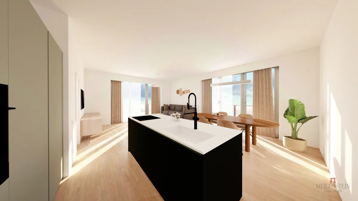 BRIX30 - Große 2,5 Zimmer Wohnung mit traumhaften rundum Balkon - Ansicht 2
