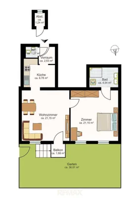 2-Zimmer-Gewerbeimmobilie kaufen in Mödling – 58,76 m², € 249.900 – Bild 17 von 17