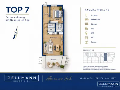 2-Zimmer-Wohnung kaufen in Neusiedl am See – 62,28 m², € 499.000 – Bild 3 von 9