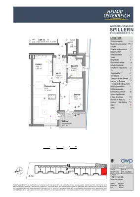 2-Zimmer-Wohnung mieten in Korneuburg – 66,55 m², € 868 – Bild 17 von 23