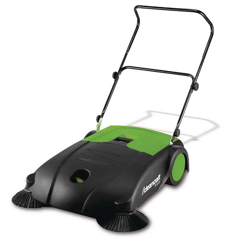 DiBo Handkehrmaschine 550 M2B – Arbeitsbreite 55 Cm, Manueller Antrieb, 25-Liter-Schmutzbehälter