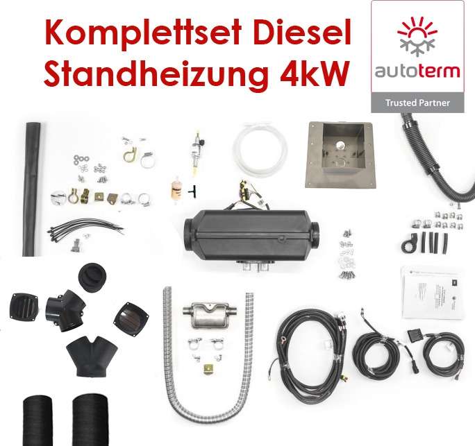 Komplettset*Diesel Standheizung 4kW Autoterm (Planar) AIR 4D12 - NEU+ OVP+  Rechnung, € 875,- (8225 Pöllau) - willhaben