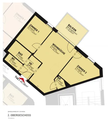 3-Zimmer-Wohnung kaufen in Wien – 60,38 m², € 455.500 – Bild 9 von 9