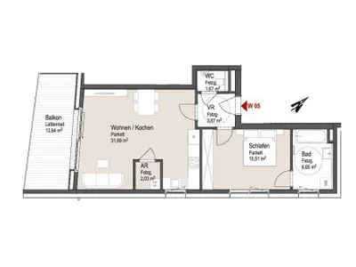 2-Zimmer-Wohnung kaufen in Zell am See – 61,22 m², € 465.272 – Bild 6 von 6