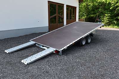 Autoanhänger kippbar Autotrailer Anhänger 2700kg Autotransporter