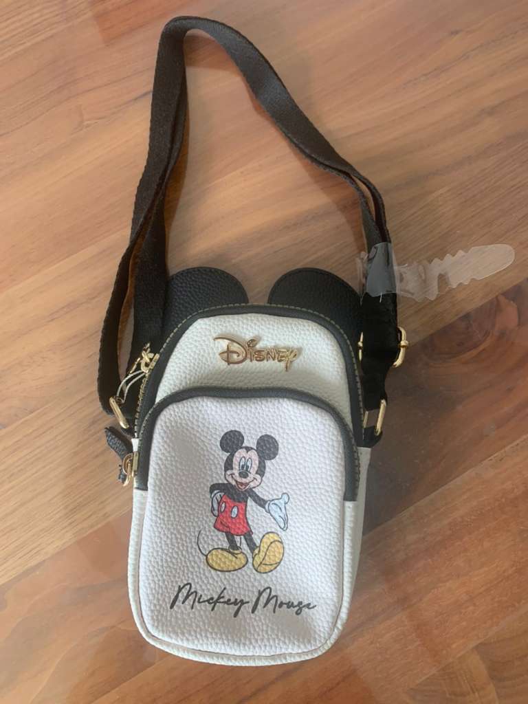 Disney Mickey Mouse Handtasche Tasche Braun Neu