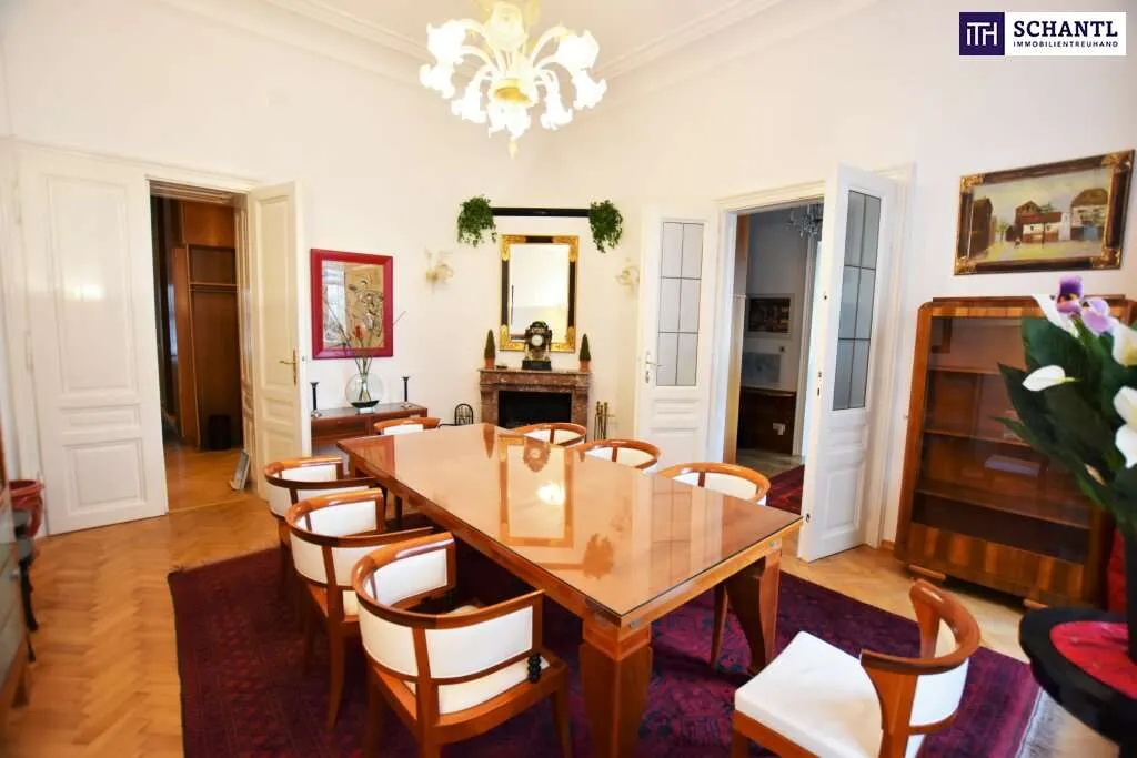 Repräsentative Luxus-Altbauwohnung in toller innerstädtischer Lage! Prächtiger Altbau an einem ruhigen Platzl in 1010 Wien! Einziehen und Wohlfühlen... – pohled 3