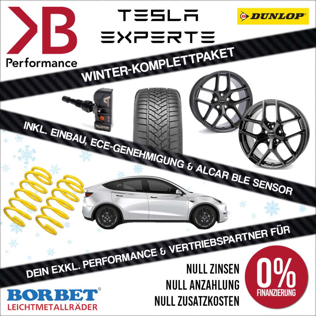 Tesla Model Y willhaben / Winter Sport / Dunlop Borbet 5 ST - € Paket inkl. Einbaupaket* 2.899,- Tieferlegungsfedern TESLA, ET45 (7471 9,5x19 Y 5x114,3 #1 Zulassung* *ECE Performance / / Rechnitz)