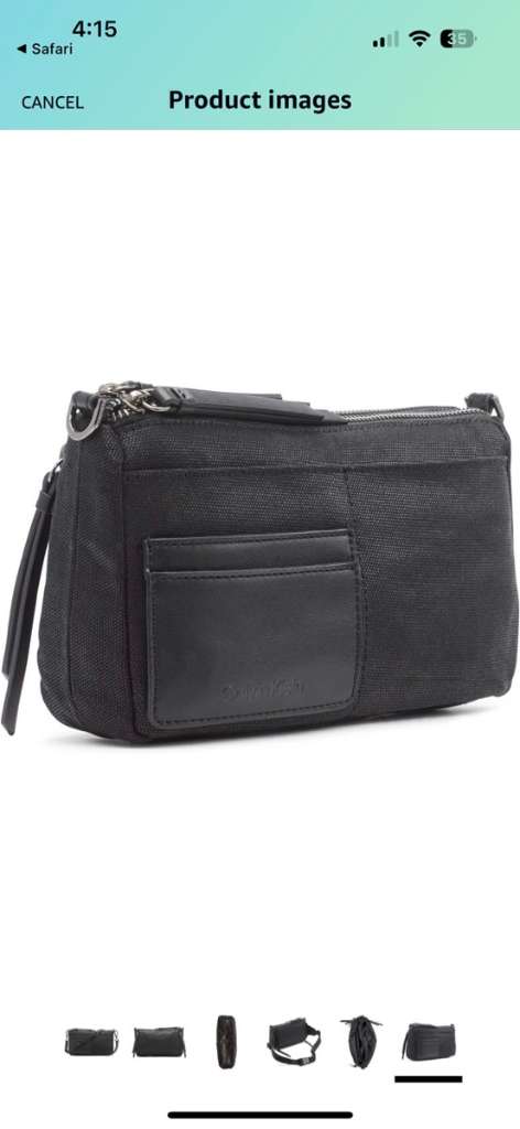 Calvin Klein Jana Convertible Belt Bag to Crossbody 