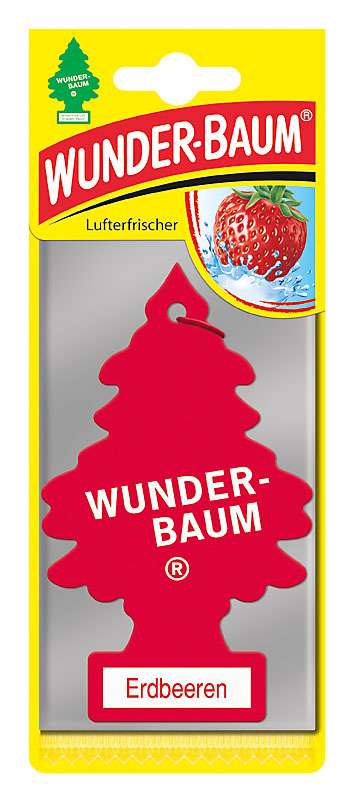 Wunderbaum Erdbeere - Original Auto Duftbaum Lufterfrischer, € 1