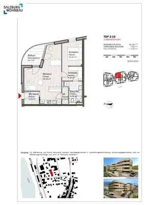2-Zimmer-Wohnung kaufen in Hallein – 61 m², € 388.200 – Bild 9 von 10