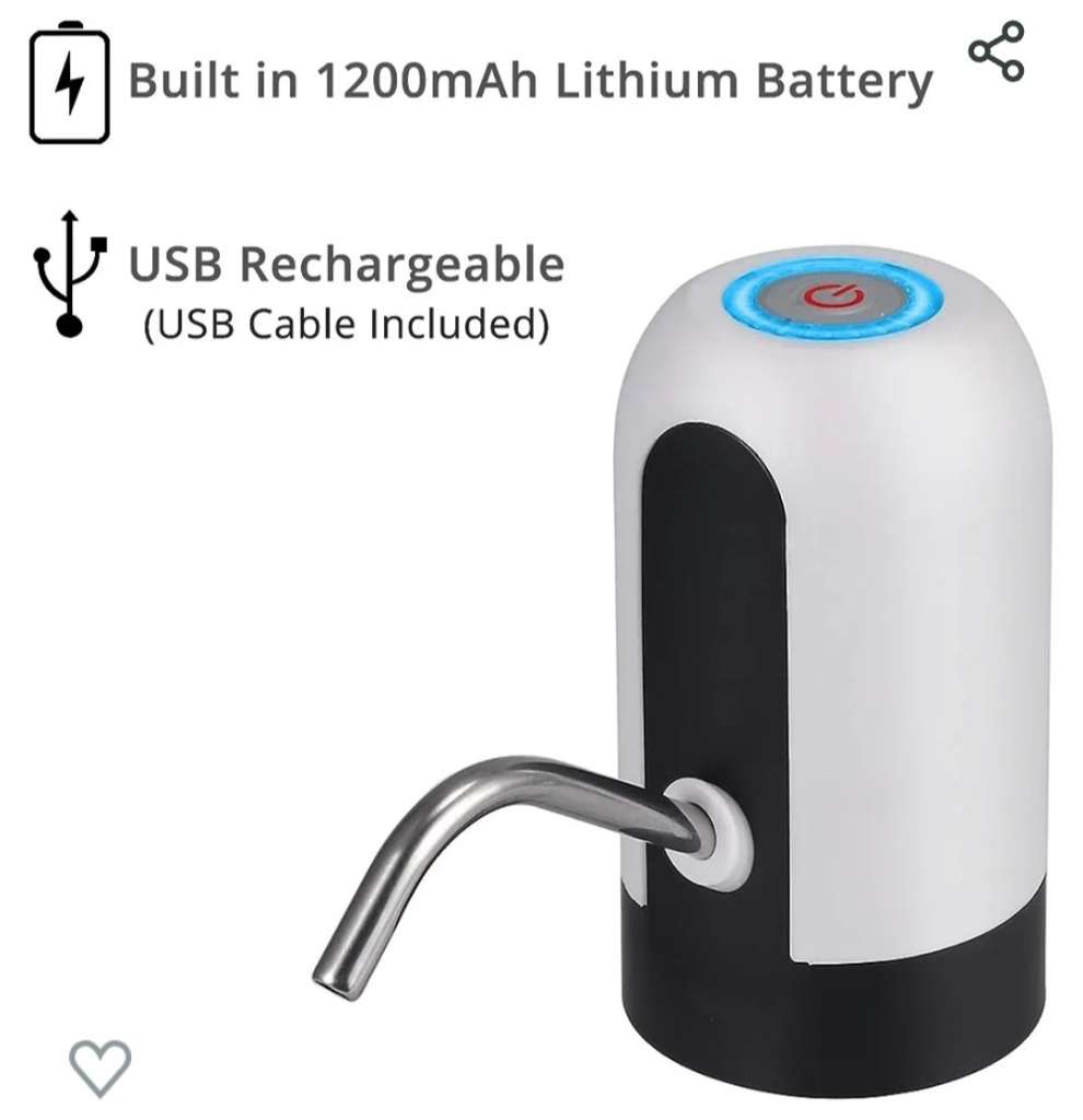 Wasserflasche Pumpe USB, € 25,- (1200 Wien) - willhaben