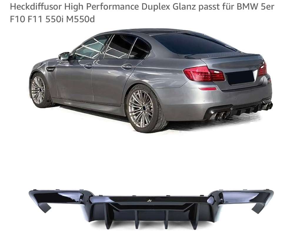 Sport Frontspoiler + Zubehör + 3M passend für BMW F30 F31 mit M-Paket  2011-2019