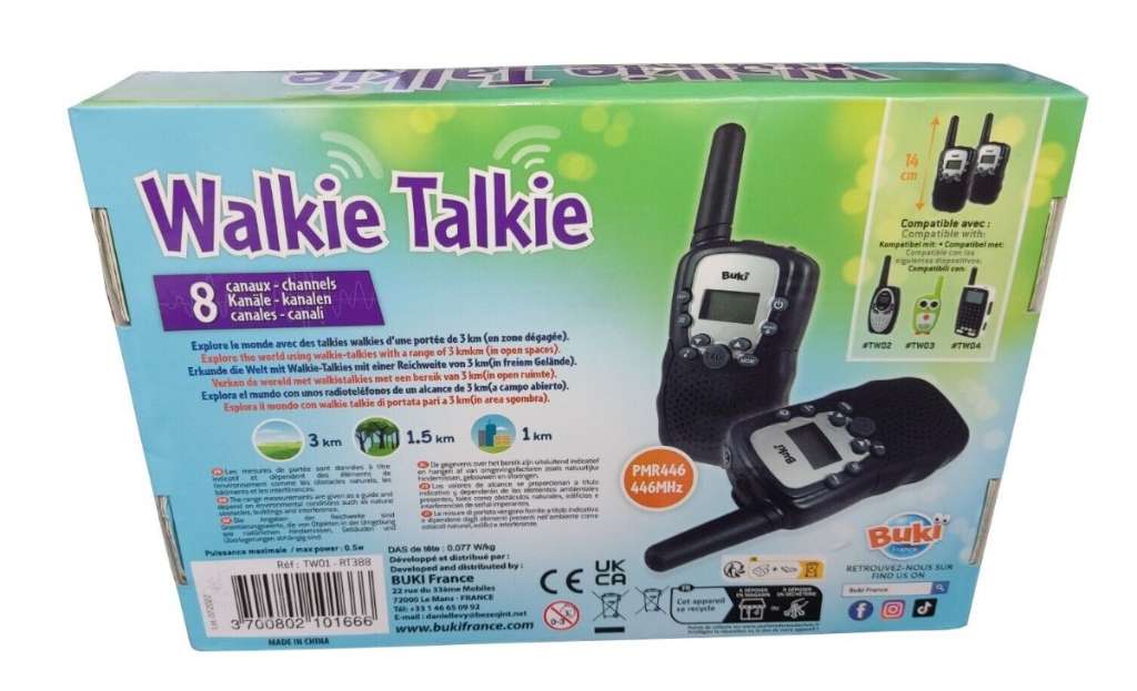 Talkie Walkie Buki France TW01