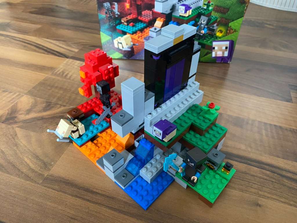 € zerstörte (3423 Minecraft Portal, - Das St. Andrä-Wördern) 21172 15,- willhaben Lego