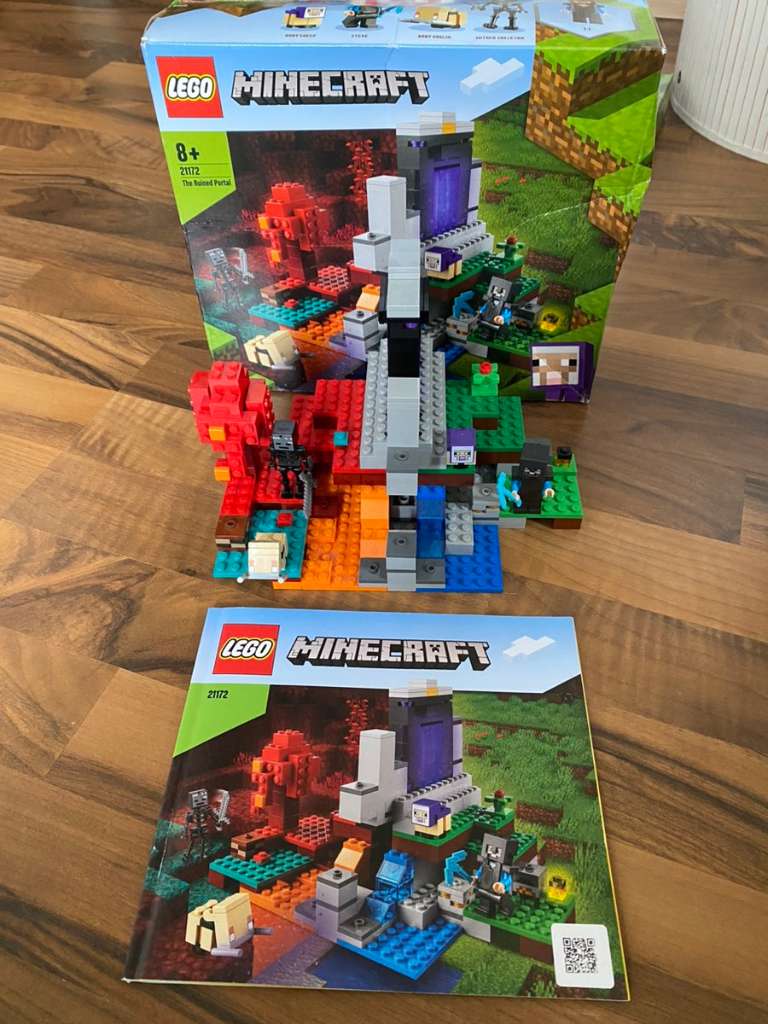 Minecraft Portal, € Andrä-Wördern) zerstörte - Das (3423 willhaben Lego 15,- St. 21172