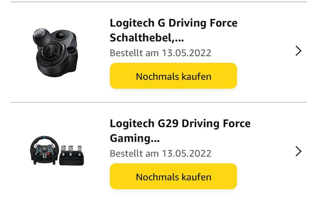 Logitech G29 Racing Lenkrad + Logitech Driving Force Shifter Schalthebel, PC