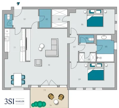 3-Zimmer-Wohnung kaufen in Wien – 106,61 m², € 670.000 – Bild 11 von 11