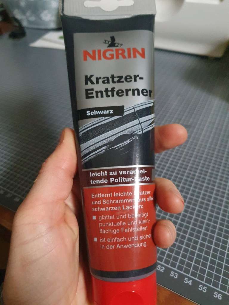 NIGRIN 74256 Kratzer-Entferner, 150 g, schwarz : : Auto
