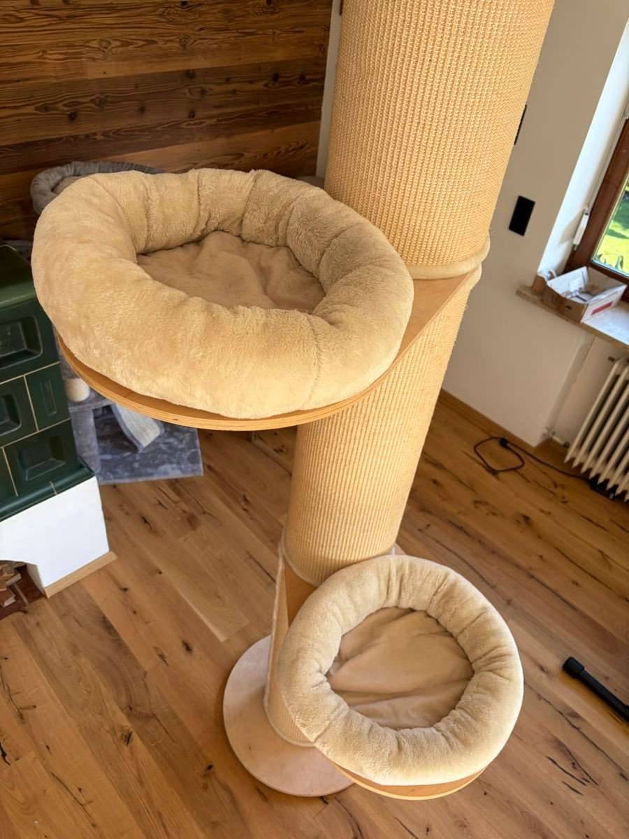 kratzbaum liegefläche Hellgraue Step – Große Kratzbaum Liegefläche von RHR Pets main image 0