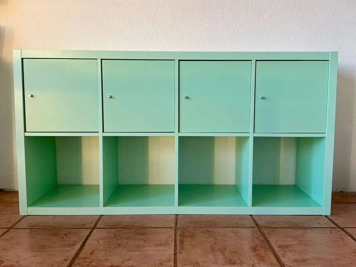 IKEA KALLAX mintgrün / türkis (Kommode / Regal / Kasten / Kastl / Side Board / Low Board / TV Board / Sideboard / Lowboard), € 63,- (7100 Neusiedl am See)