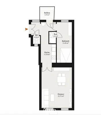 2-Zimmer-Wohnung kaufen in Wien – 47,61 m², € 360.000 – Bild 13 von 13