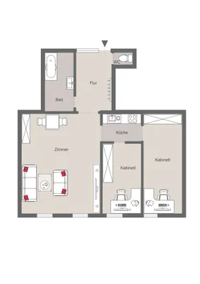 3-Zimmer-Wohnung mieten in Wien – 76,28 m², € 1.400 – Bild 9 von 9