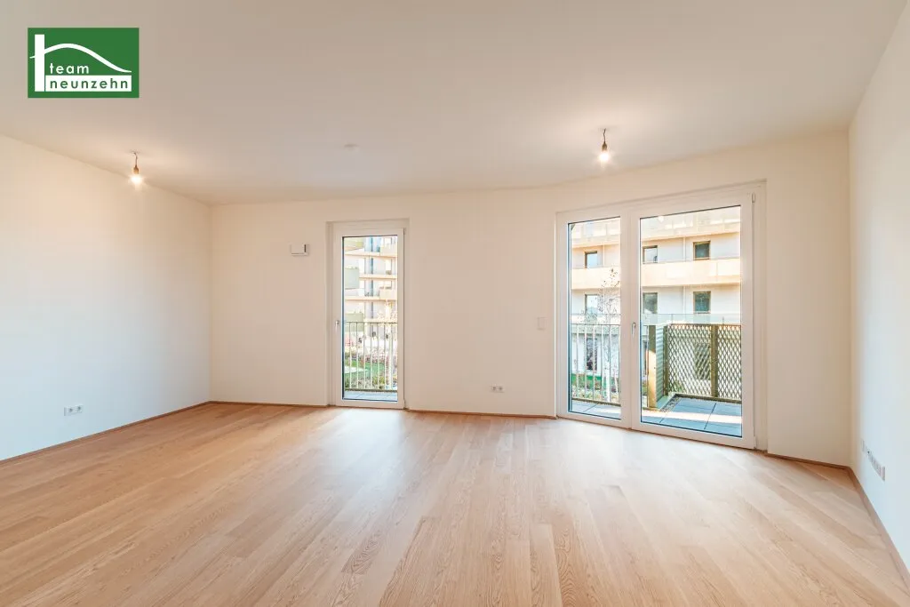 Idyllische 2-Zimmer-Wohnung im energieeffizenten Neubauprojekt Hirschfeld - Naturnah wohnen - Ansicht 2