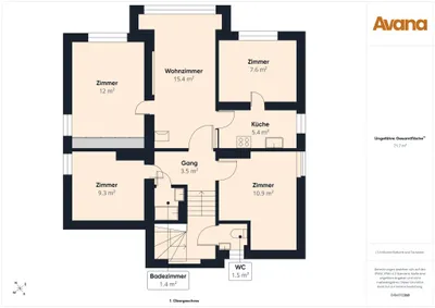 7-Zimmer-Haus kaufen in Neunkirchen – 142,41 m², € 179.000 – Bild 17 von 18