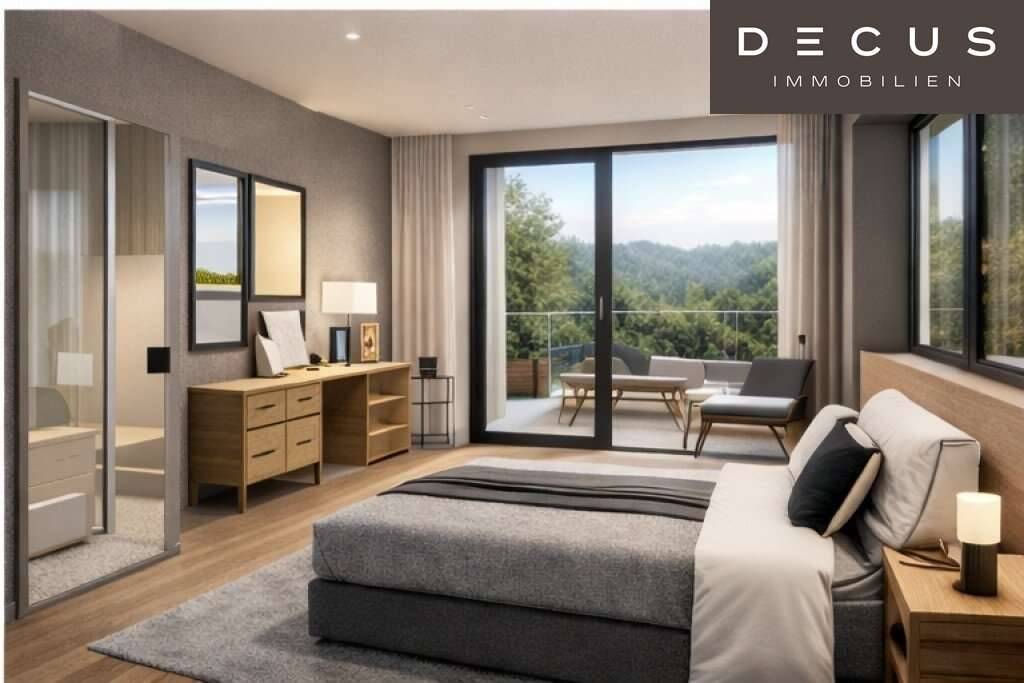 | Exklusive Villa am Bartberg in Pressbaum | Panoramablick auf den Wienerwaldsee & direkte Waldrandlage | Belagsfertig | - Ansicht 2
