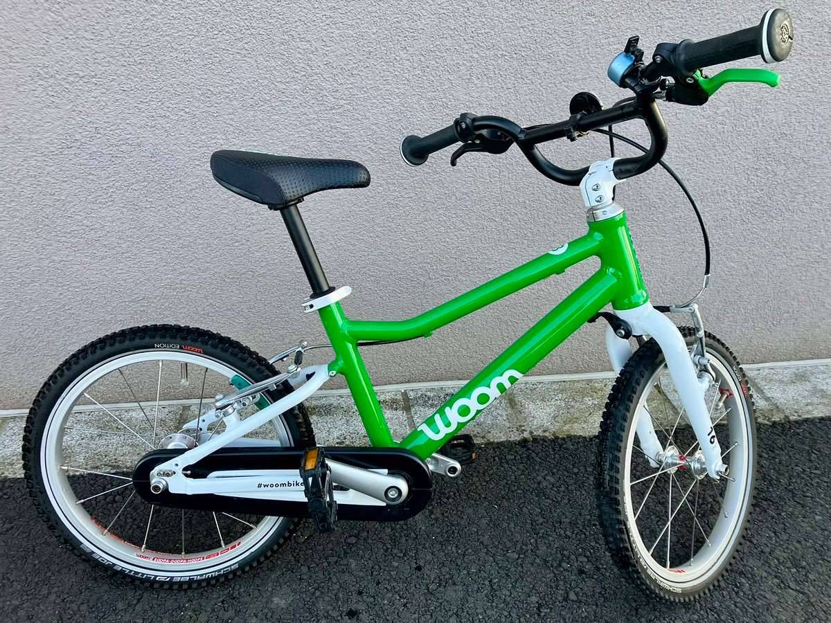 Woom 3 Fahrrad (16 Zoll) in grn zu verkaufen.,  350,- (8472 Obervogau) -  willhaben