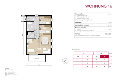 4-Zimmer-Wohnung kaufen in Graz – 87 m², € 460.330 – Bild 1 von 12