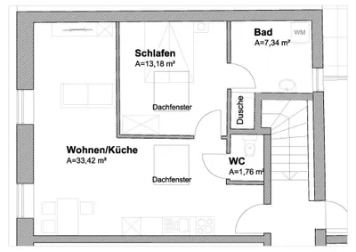 2-Zimmer-Wohnung mieten in Wels – 58 m², € 710 – Bild 6 von 6