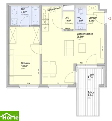 Moderner Neubau in zentraler Wohnlage mit Balkon – Bild 2