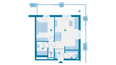 2-Zimmer-Wohnung mieten in Wien – 50 m², € 1.390 – Bild 2 von 22