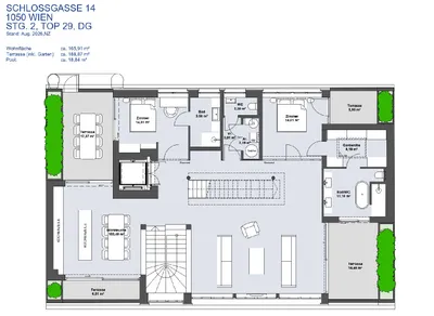 3-Zimmer-Wohnung mieten in Wien – 165,91 m², € 7.490 – Bild 22 von 23