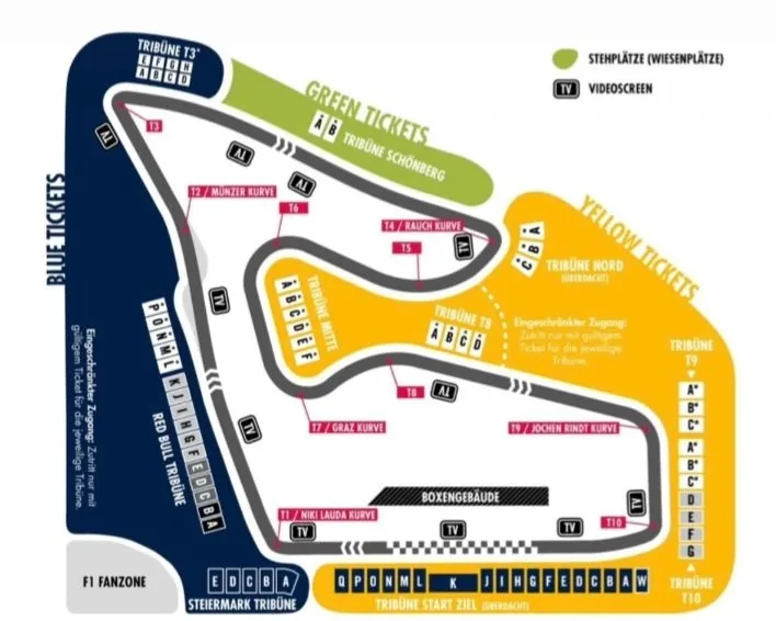 Formel 1 Red Bull Ring Top Tickets Karten