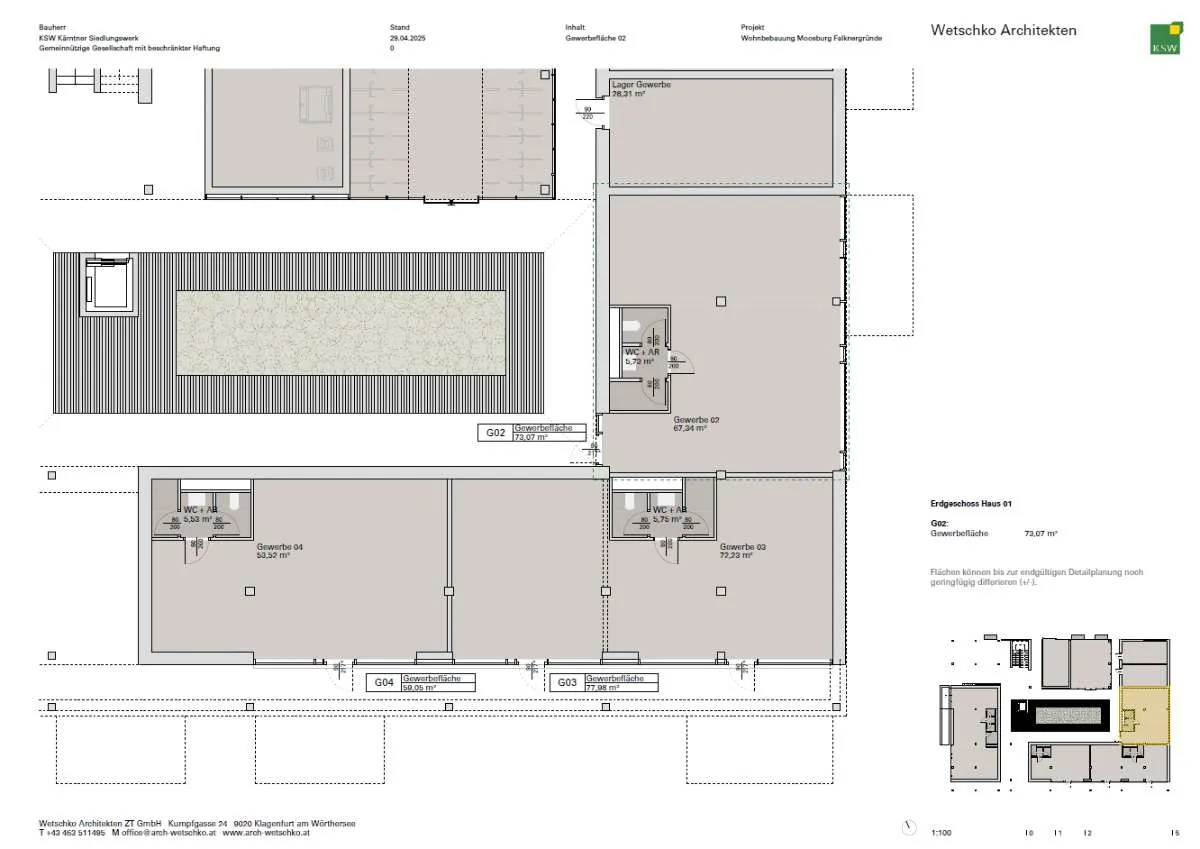 Gewerbeflächen in 9062 Moosburg | ab 59 m² | Erstbezug - Ansicht 3
