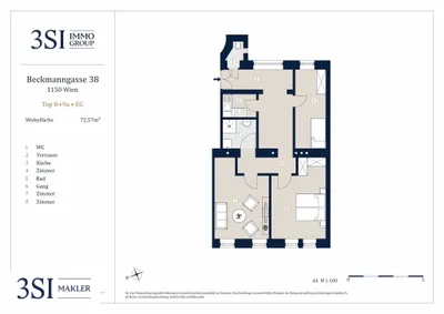 3-Zimmer-Wohnung kaufen in Wien – 72,57 m², € 249.000 – Bild 9 von 9