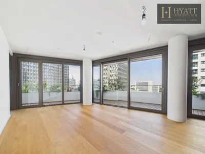 Danubeflats - Exklusive 2-Zimmer-Wohnung im höchsten Wohnhochhaus Österreichs mit zwei Balkonen, Spa und Blick auf die Neue Donau – Bild 2