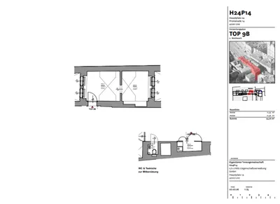 2-Zimmer-Gewerbeimmobilie mieten in Linz – 23,7 m², € 458 – Bild 6 von 6