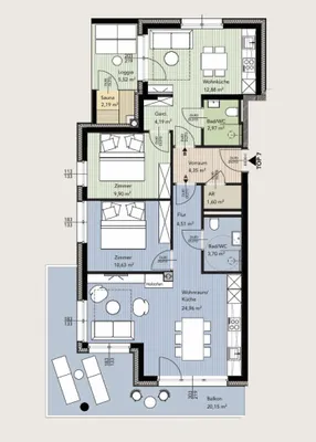 3-Zimmer-Wohnung kaufen in Liezen – 87,71 m², € 1.075.635 – Bild 10 von 11