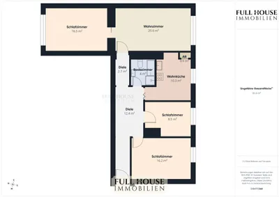4-Zimmer-Wohnung kaufen in Klagenfurt – 91,64 m², € 190.000 – Bild 29 von 31