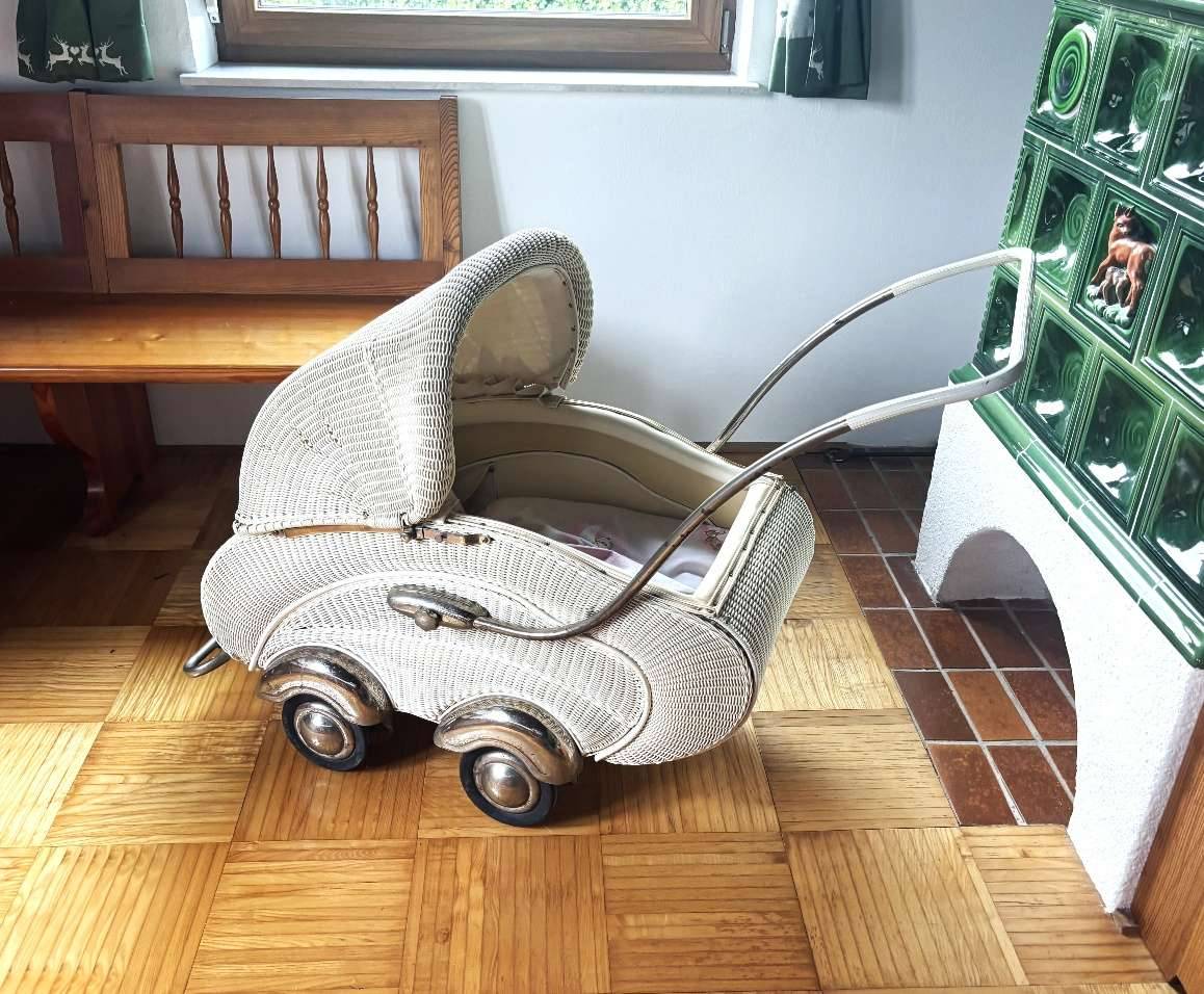 Retro Kinderwagen 60er Jahre / Kinderwagen Vintage / Antiker Kinderwagen /  Kinderwagen / Puppenwagen / Buggy,  249,- (4582 Seebach) - willhaben