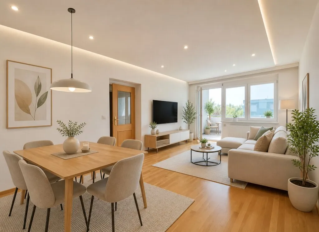 Wohnen im Grünen und bestens angebunden an Wien | GRÜNBLICK in den ruhigen Innenhof | Süd-West-Loggia | inkl. Stellplatz - Ansicht 2