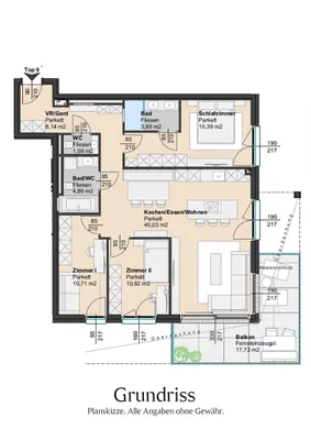 4-Zimmer-Wohnung kaufen in Mödling – 95 m², € 649.000 – Bild 6 von 6