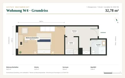 1-Zimmer-Wohnung kaufen in Graz – 32,78 m², € 96.000 – Bild 5 von 5